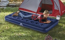 Camping Inflatable Air Mattress Flocked Airbed Sleeping All  Sizes Blow-Up Bed