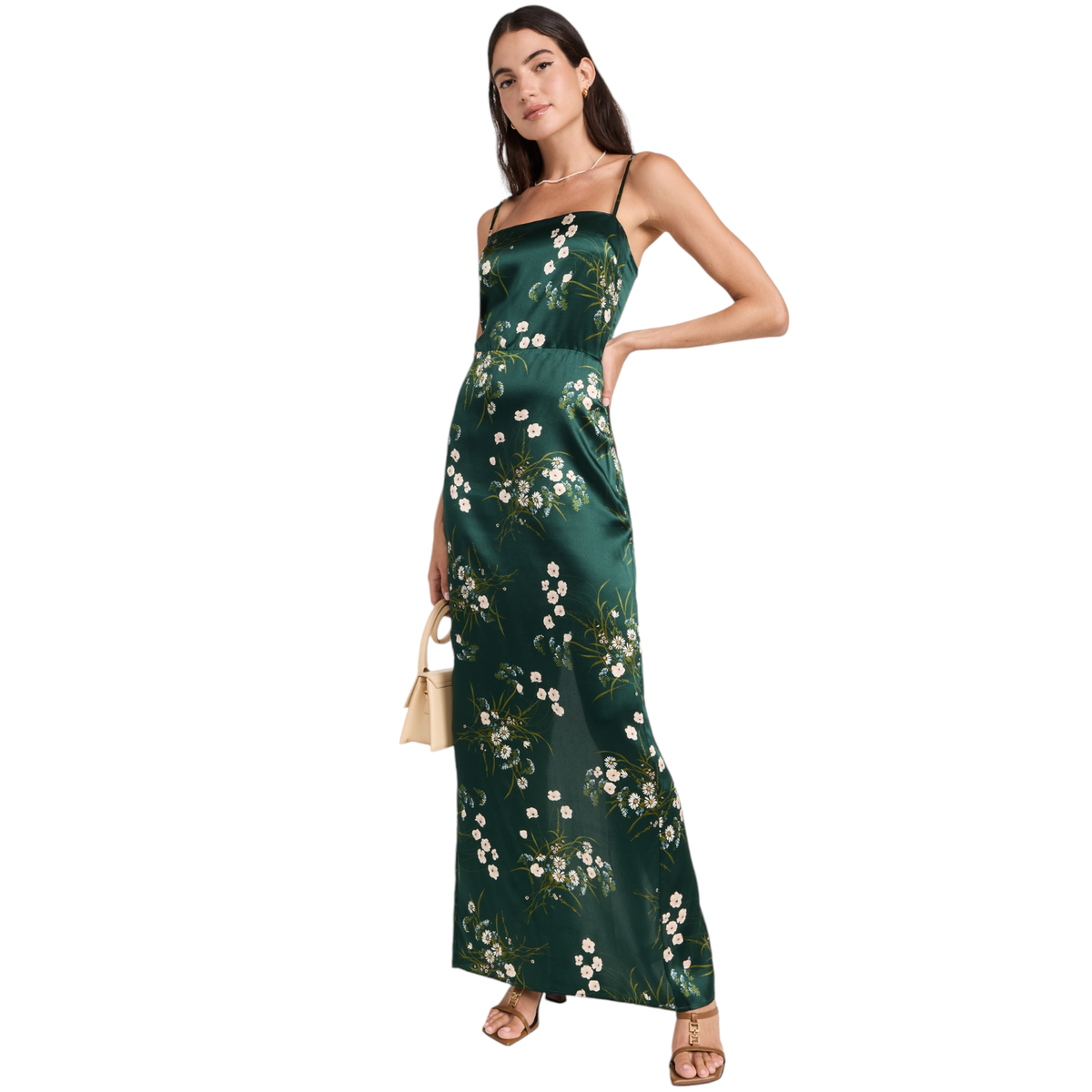 cocktail dress green Emerald Green Evening Dress| Latest Evening Dresses L / Green / Lace main image 0