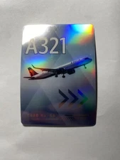 Delta Air Lines Pilot Trading Cards Airbus A321