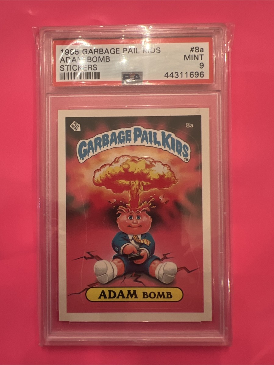 1985 Garbage Pail Kids ADAM BOMB #8a rare MATTE ICONIC 🔥 PSA 9