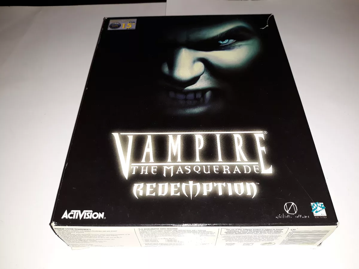 Vampire The Masquerade Redemption Big Box PC Game - Retrogameking