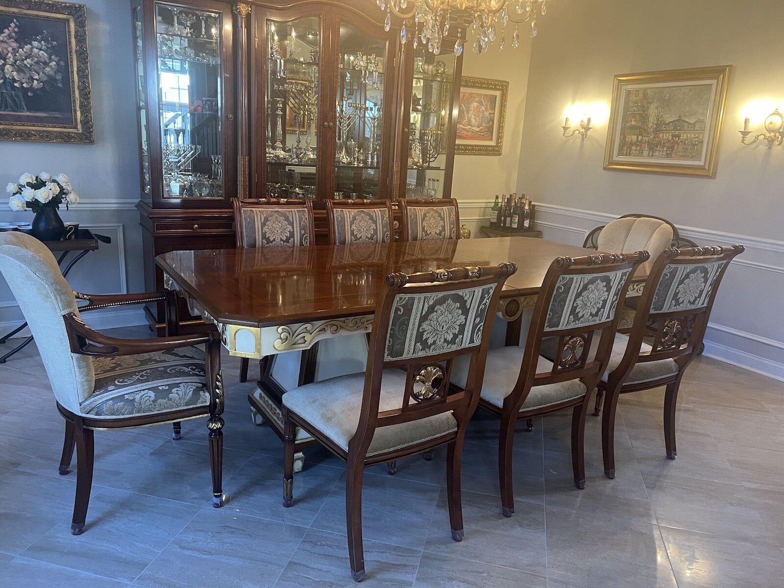 Arredoclassic Italian Luxury 9 Piece Dining Room Set eBay