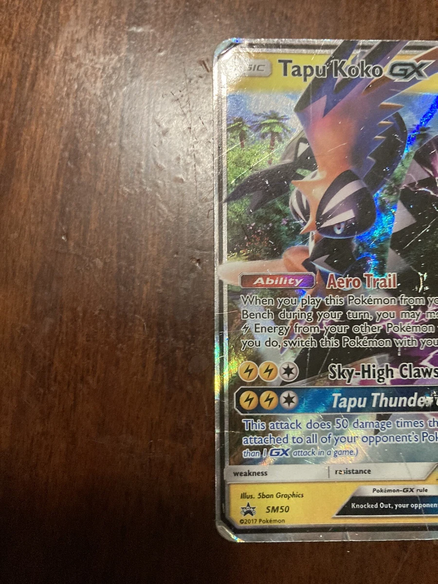 Tapu Koko GX - SM50 - Shiny Tapu Koko GX Box Promo - SM Black Star