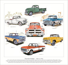 Fine Art Druck mit CHEVROLET TONABNEHMER -