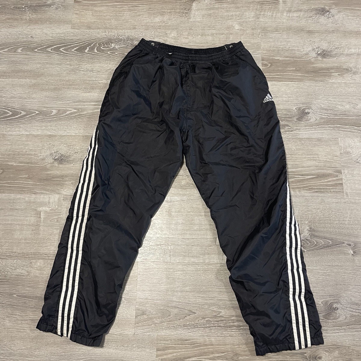 パンツ adidas vintage pants Vintage Adidas Track Pants Baggy Mens XL Blue Classic 3 Stripe Zip