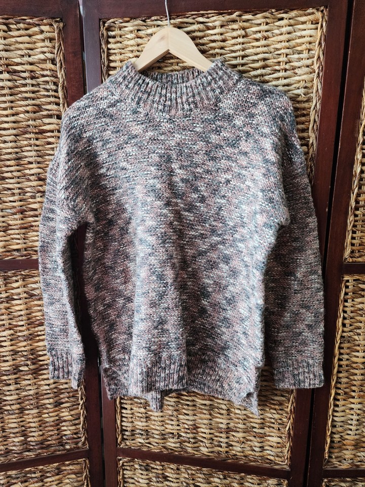 Witchery Pullover Cable Knit Mohair Wool Blend Sweater Jumper Size S Women's