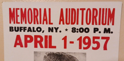 Rare ELVIS PRESLEY Memorial Auditorium Buffalo NY April 1 ,1957