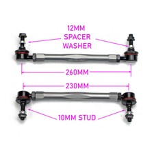 GSP GodSpeed Universal Adjustable Sway Bar Links Set 230-260mm New
