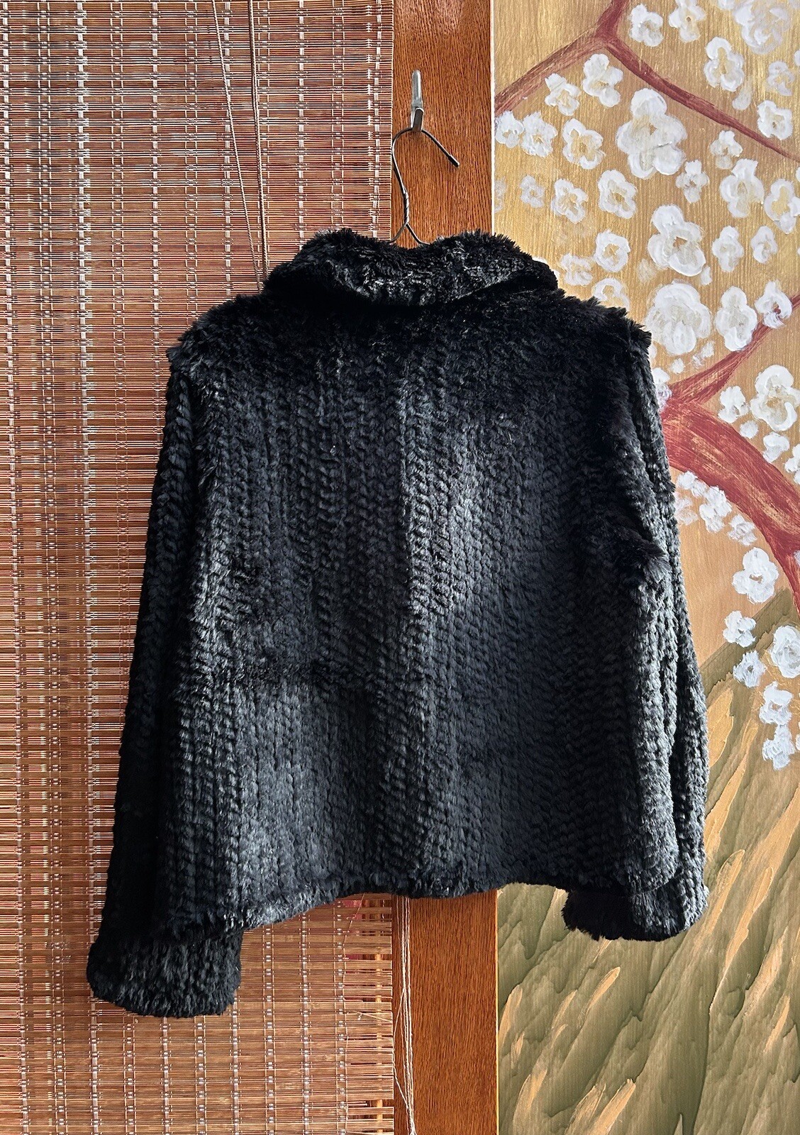 Giacca in pelliccia di coniglio Yves Salomon taglia 44