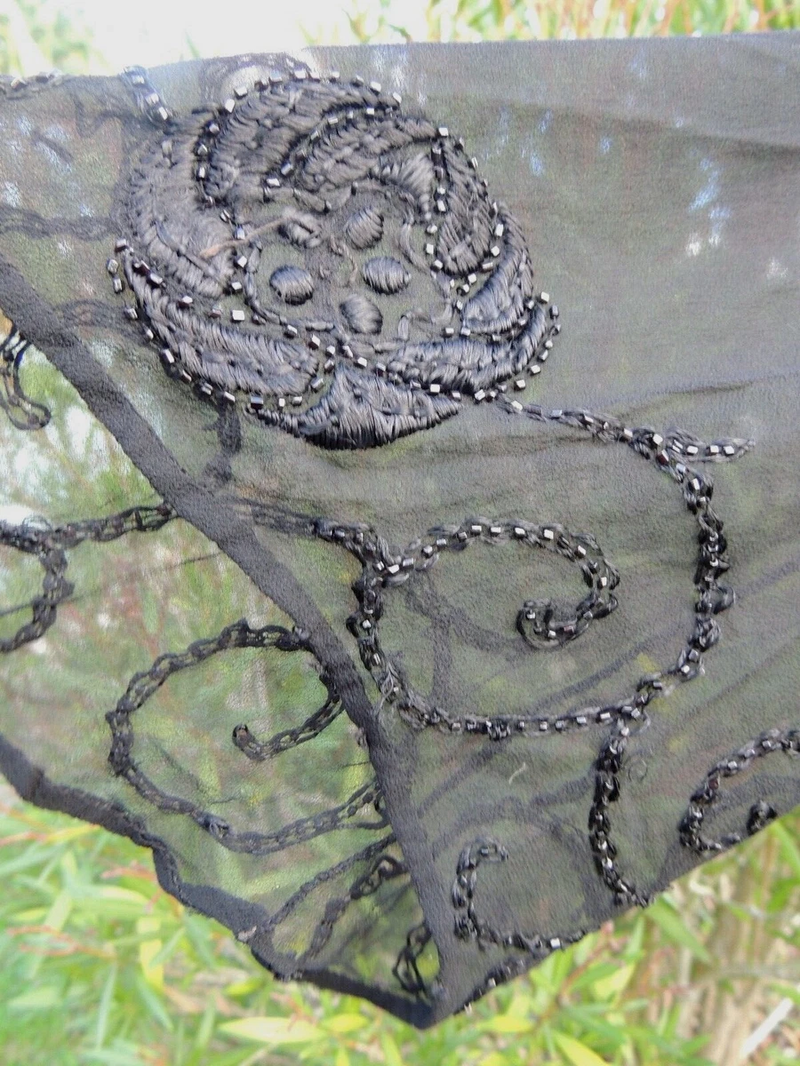 Ancien haut de robe Caraco Noire Robe Victorian Clothes v tement