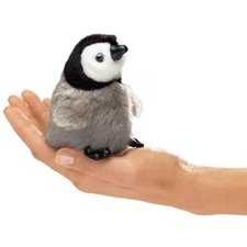 Folkmanis Puppets #2680 - Mini Baby Penguin Finger Puppet