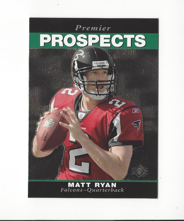 2008 SP Rookie Edition #292 Matt Ryan '95 RC Rookie Falcons SP!