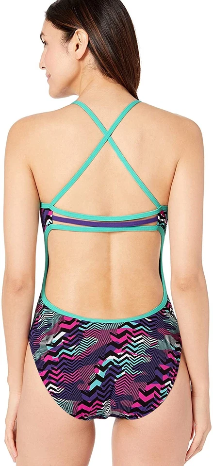 Traje de baño de una pieza TYR para mujer 242957 Teramo Cutoutfit talla 28 Foto 2 de 2