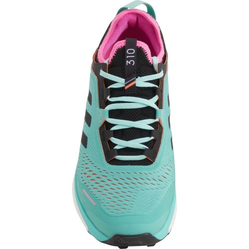 ADIDAS Terrex Agravic Flow Mens 10 Trail Running Shoes/Sneakers Acid Mint NEW - 第 2/6 張圖片