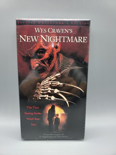 NOS Wes Craven's New Nightmare VHS SEALED Peter Trevers Horror Freddy Krueger