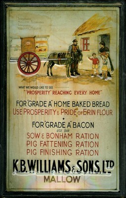 Blechschild Williams Pferd Bread Bacon Brot Schinken Schild Reklameschild 20x30