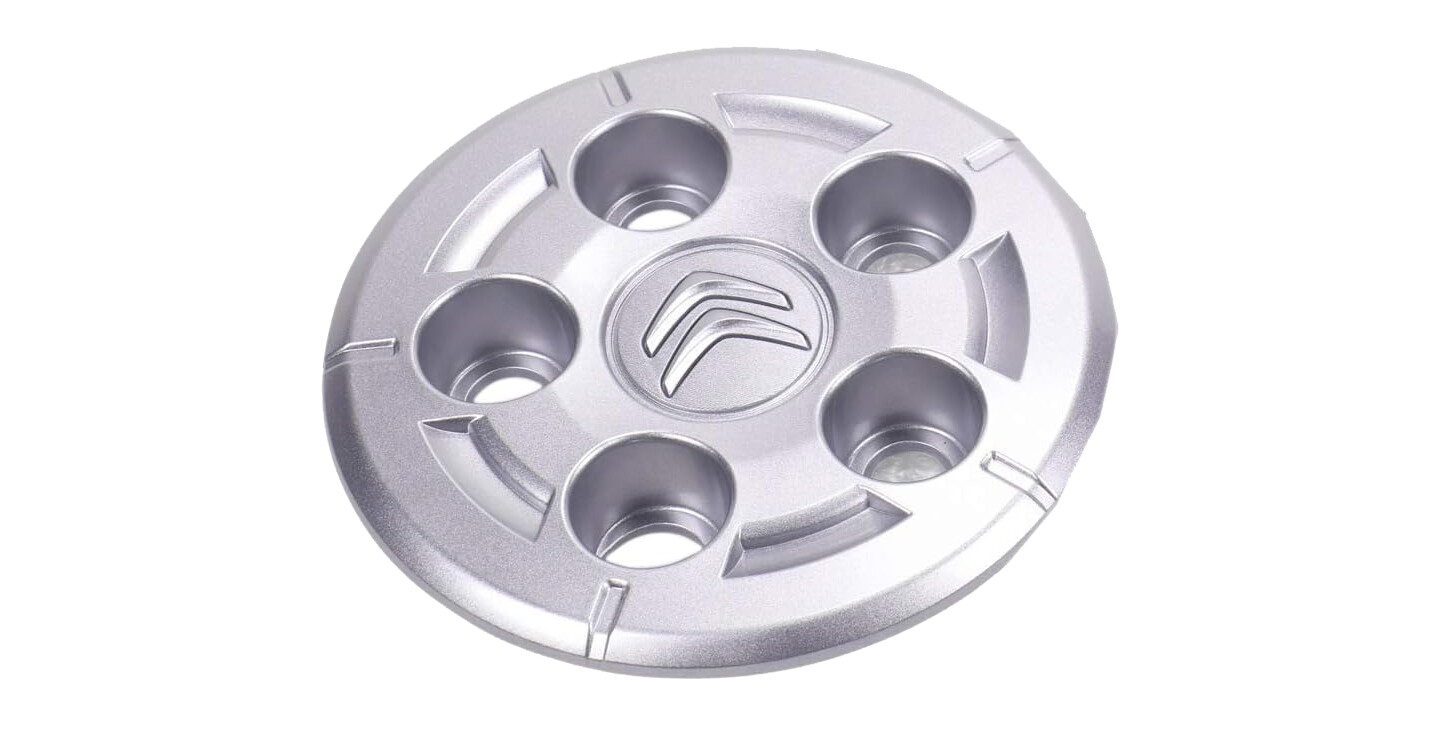 Enjoliveur de roue 16 pouces d'origine Fiat Ducato 2014-2016 référence 1374675080 en ABS gris