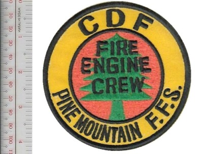 Hot Shot Wildland Fire Crew California CDF Pine Mountain Forest Fire NO TARIFF