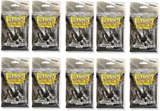 x10 Dragon Shield Perfect Fit Inner Sleeves Smoke Brand New 100ct Free Shipping