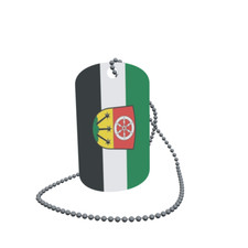Dog Tag Flag Bunting Crib Dog Tag Aluminium 30 x 50mm
