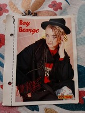 Boy George Pop/Rocky Starkarte / Autogrammkarte