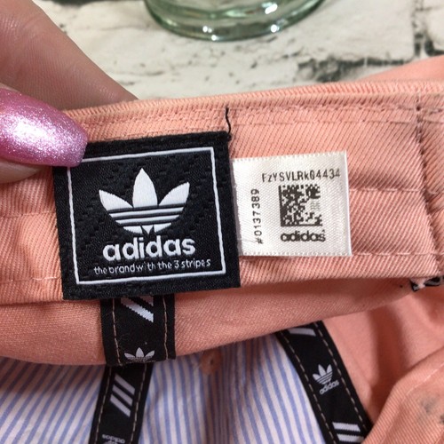 Adidas Hat Womens One Size Pink Strapback Adjustable Baseball Cap - Picture 8 of 8