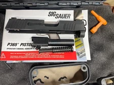 Sig Sauer P365 9mm Complete Slide 3.1” Optics Ready OEM X-Ray Night sights +Case
