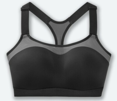 Brooks Dare Racerback Run Bra Women's Run Bra New 32DD Asphalt