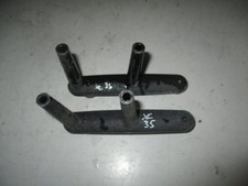 Coppia Staffe Parabrezza Plexiglass Supporto Yamaha XC 300 Versity 2003 2006