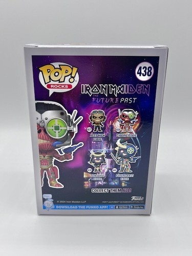 Funko Pop: Iron Maiden - "El futuro pasado" Cyborg Eddie #438 - Nuevo en caja - Imagen 2 de 6