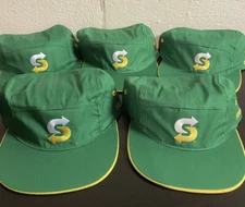 2 Pc Subway Employee Hat Brand New Official Uniform Team Member NEW Green w Logo