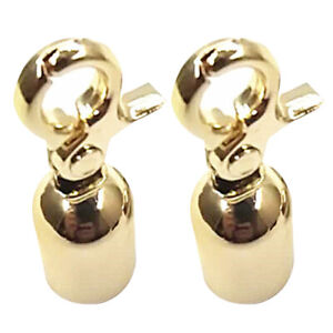 2PCS ROPE BARRIER END STOPPER WITH HOOK BAG MAKING HARDWARE FITTING ACCESSORY SU
