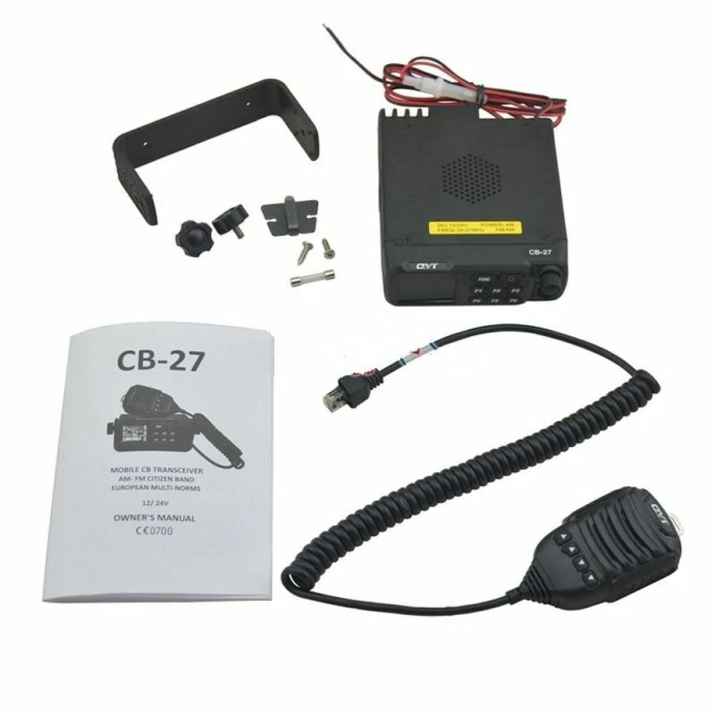 QYT CB-27 4W Car Wallkie Talkie 20KM Long Range AM FM CB Radio 27MHz 12V 24V - Image 4 of 4