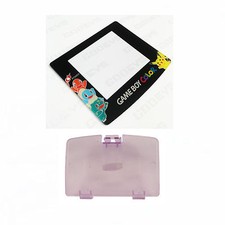 New ATOMIC PURPLE Game Boy Color Battery Cover  Pokemon Squirtle Screen GBC