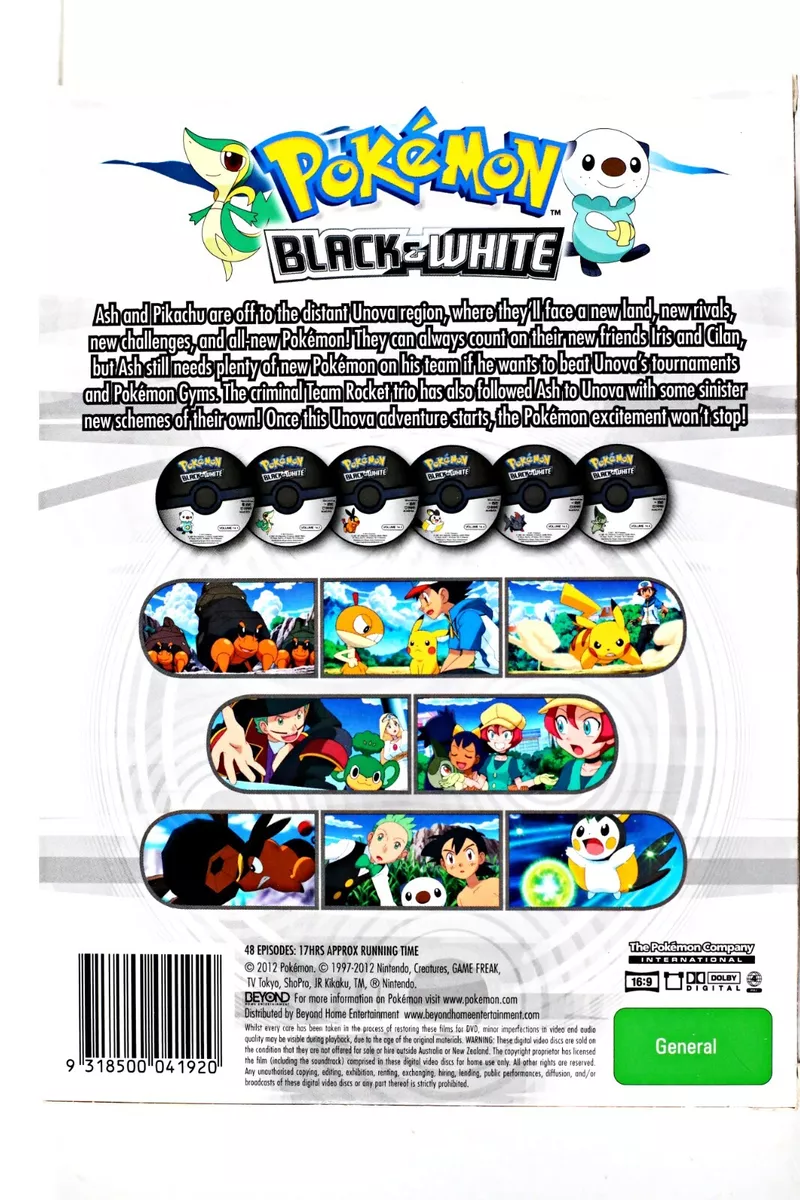 POKEMON - BLACK & White Collection 1 season 14 DVD set (3-Disc R4 Set)  $15.00 - PicClick AU