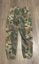 Vintage Jerzees Outdoors Camo Sweatpants Mens L Realtree made in USA Flawless