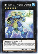 Yugioh - Number 73: Abyss Splash DLCS-EN042 1st Edition - Dragons of Legend: The