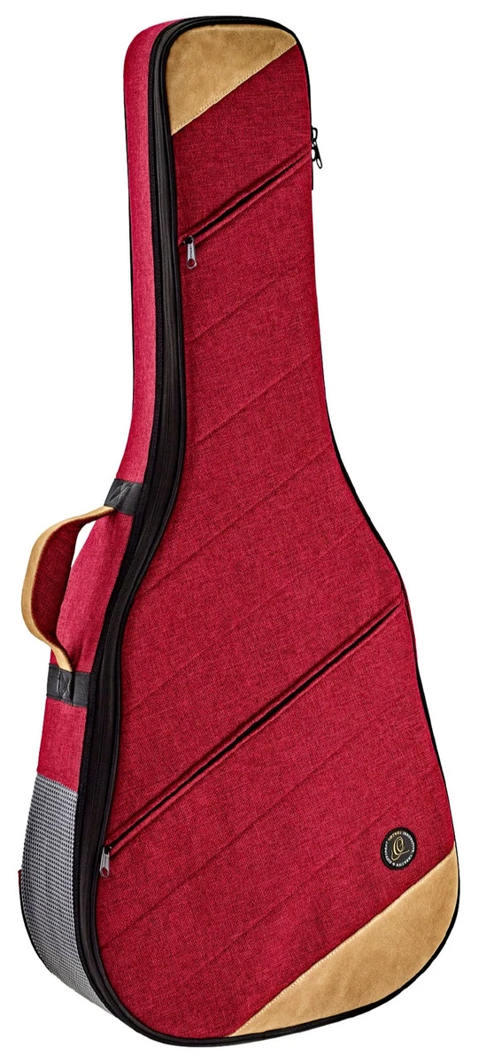 Ortega OSOCADN-BX Softcase Dreadnought Gitarre Bordeaux Wine Weinrot Koffer Case