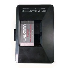  Parts Only Vintage Sony Walkman WM-AF23 FM/AM Radio  Cassette Player NOT WORK