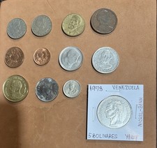 1901-2008 Lot Of 12 South America Coins-Brazil,Argentina,Chile,Uruguay,Colombia