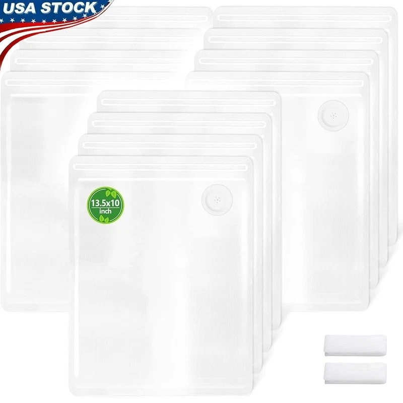 Eco-Friendly Vacuum Bags Reusable Food Savers Leakproof Freezer Cooking Storage