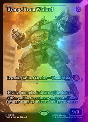 Krang, Utrom Warlord (Showcase) 290/343 Foil - Teenage Mutant Ninja Turtles