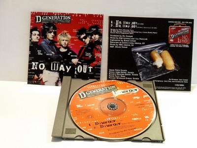 D Generation -  No Way Out Promotional ONLY CD Single - C ** Free Shipping**