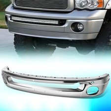 For 2002-2009 Dodge Ram 1500-3500 Front Bumper Face Bar W Fog Lamp Hole Chrome For 2002-2009 Dodge Ram 1500-3500 Front Bumper Face Bar W Fog Lamp Hole Chrome