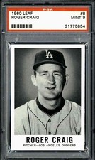 1960 Leaf #8 Roger Craig - PSA 9