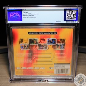 PSA 9.6 A+ - Dead or Alive 2 Sega Dreamcast 2000 NEW! - RARE!