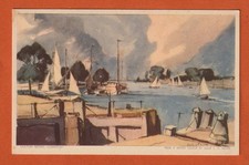 Art Postcard, Oulton Broad, Lowestoft
