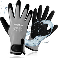100 Waterproof Gloves for Men  Women,Winter Work Gloves with Grip for Cold Wea