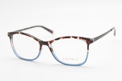 NEW ESPRIT ET17433 COLOR-543 TORTOISE BLUE BROWN AUTHENTIC EYEGLASSES 52-16