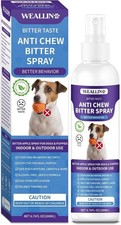 Spray Repellente per Cani WEALLIN 200ml - Anti-Masticatore Amaro per Mobili
